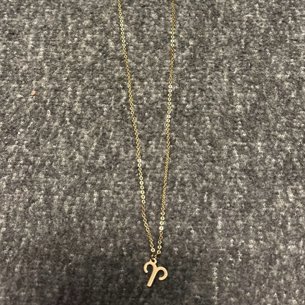 Elegant Aries Gold Necklace